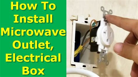 electrical box for microwave|diy microwavable outlet box.